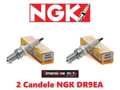 3437 - 2 Candele D'accensione NGK DR9EA Per KAWASAKI KLE 500 Dal - Foto 8
