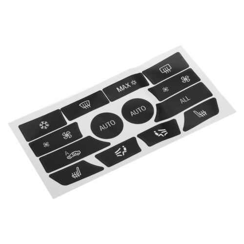 Dash Climate Control Panel Button Repair Decal Sticker For BMW 5 Series 09-15 - Picture 4 of 6