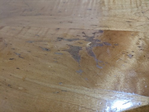 Vintage Rustic Country Farmhouse Amish Round Maple Wood Coffee Table - Picture 8 of 14