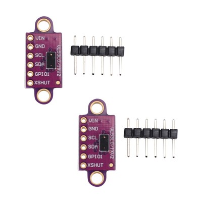 2X VL53L0X Flight Time Distance Sensor -VL53L0XV2 Module for Y8O9-