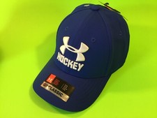 UNDER ARMOUR Youth Boys UA Classic Fit NHL Hockey Hat Size S/M Blue NEW