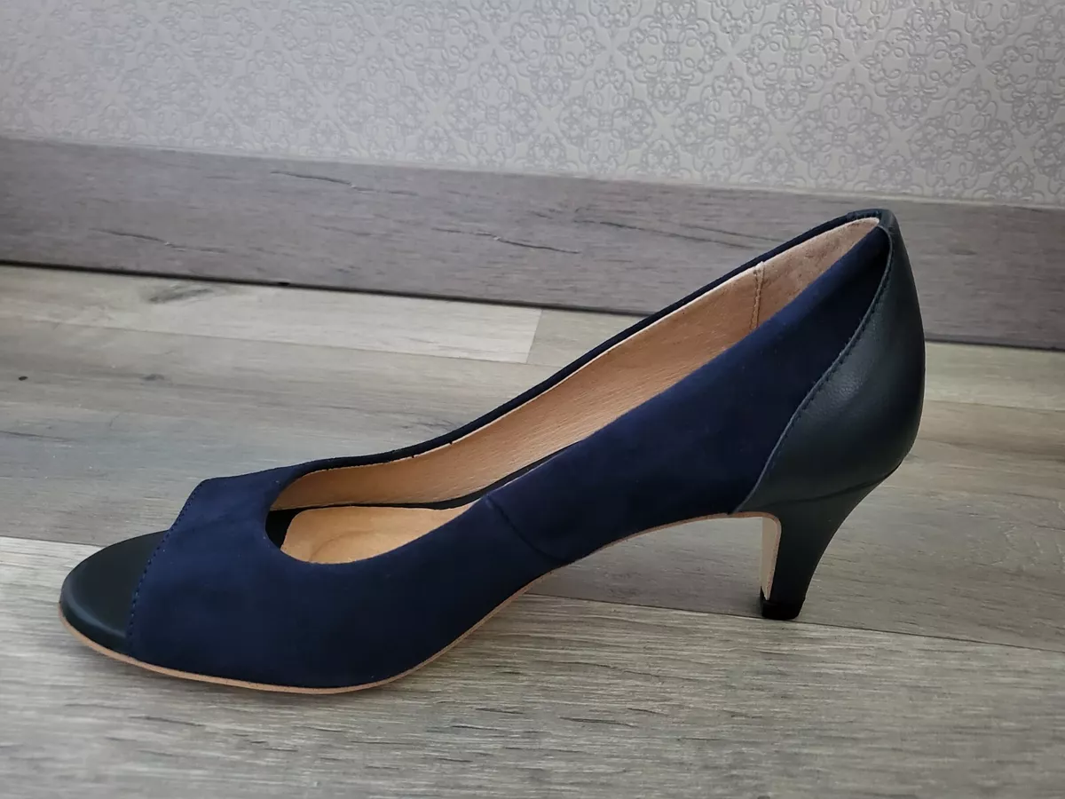 Escarpins ouverts bleu clearance marine