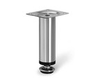 Cabinet Plinth Feet Chrome 100 mm Adjustable Legs for Kitchen Furniture