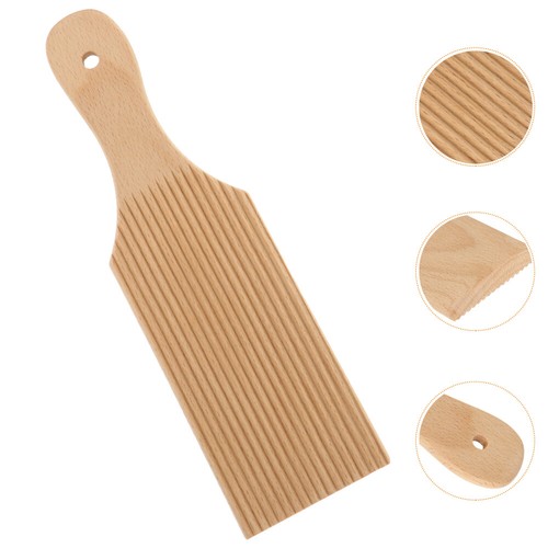 Wood Pasta Board Pasta Board Butter Paddles Wooden Roller Board - Picture 11 of 12