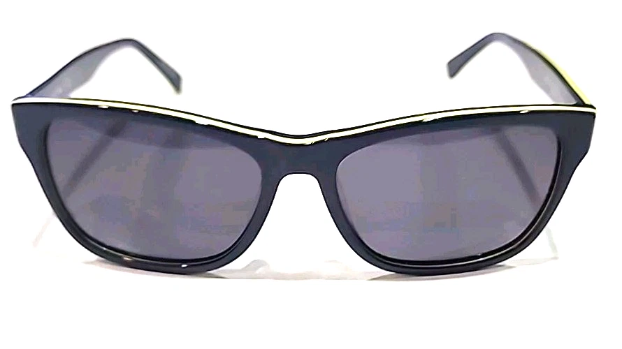 Очки солнцезащитные Lacoste L863 414 синие овальные серые зеркальные 55-16 140 - Изображение 2 из 4