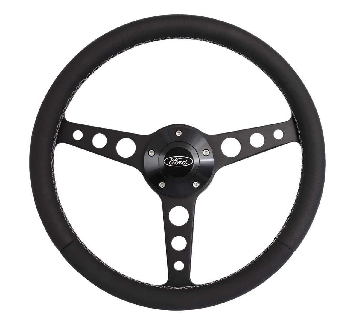 Grant 1927 Classic Series Black Steering Wheel Ford Logo/Install Kit Grant 1927 Classic Series Black Steering Wheel Ford Logo/Install Kit