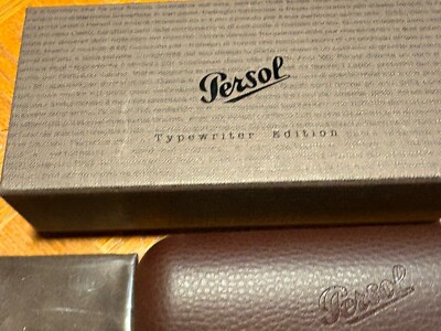 サングラス Persol type writer edition ケース付 Persol Sunglass Eyewear Typewriter Edition Brown Hard Case with