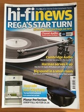 HI-FI NEWS  REGA PLANAR 9  HARMAN CAMBRIDGE CYRUS CLASSE KEF VIENNA ACOUSTICS