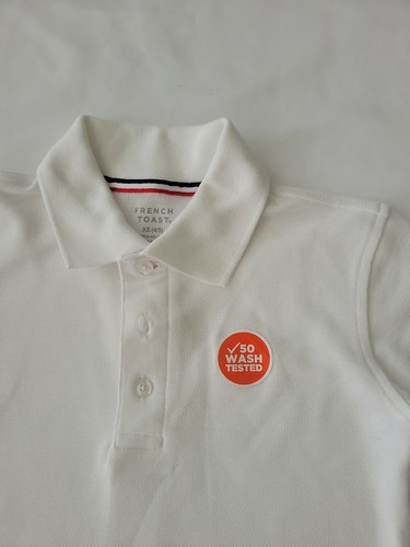 French Toast Polo Uniform Boys & Girls Short Sleeve 50 Wash Tested - Picture 3 of 13