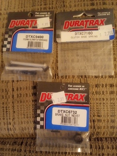 Duratrax RC PartsDTXC6732 Nut, DTXC7160 Clutch Shoe Spring, DTXC9490 Steering