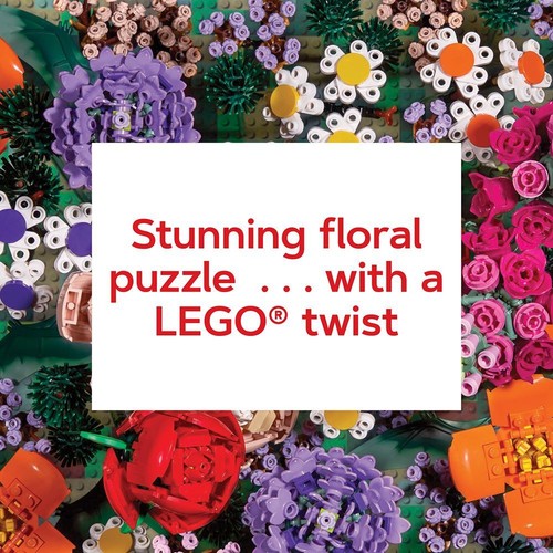 LEGO Brick Botanicals 1,000-Piece Jigsaw Puzzle - Picture 5 of 5