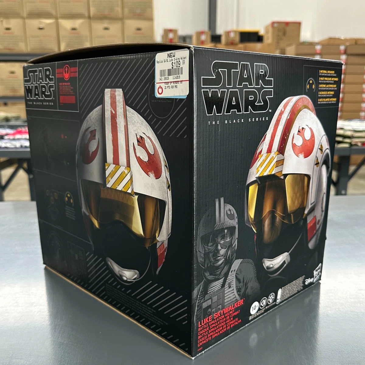 Luke Skywalker Black Series Helmet Brand New
