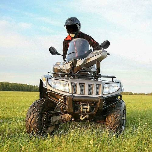 ATV Rear View Side Mirrors w/7/8" Handlebar For PolarisSportsman Yamaha Raptor - Picture 10 of 10