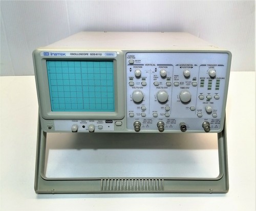 GW INSTEK Curser Readout Analog Oscilloscope GOS-6112 100MHz 2 channel scope - Picture 1 of 6