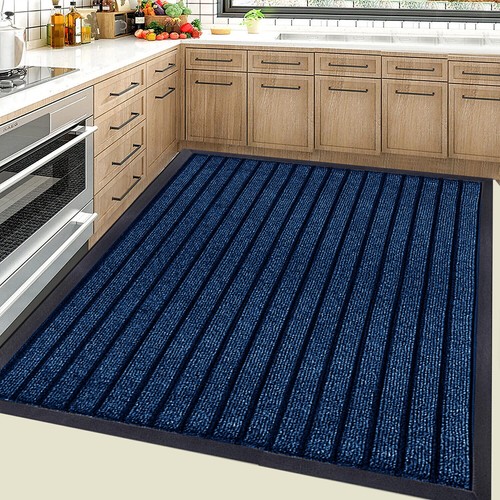 Large Door Mat Back Barrier Non Slip Heavy Duty Rubber Kitchen Hallway Floor Rug - Picture 40 of 41