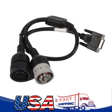 457-6114  9-pin 14-pin Split Y Service Cable for CAT Diagnostic Adapter Tool USA