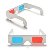 NEW 3D Glasses Red Cyan ~ Blue Free Postage Brand New Never Used UK