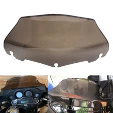 9"Smoke Wave Windshield Windscreen For Harley Touring FLH FLHX FLHT Street 2014+