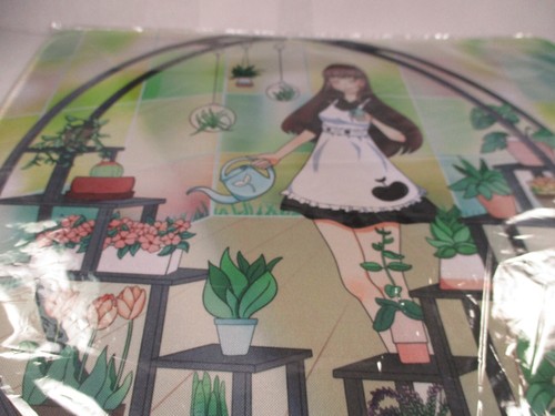 Anime Woman With House Plants Mouse Pad 10” x 12” Computer Mousepad - Afbeelding 5 van 8