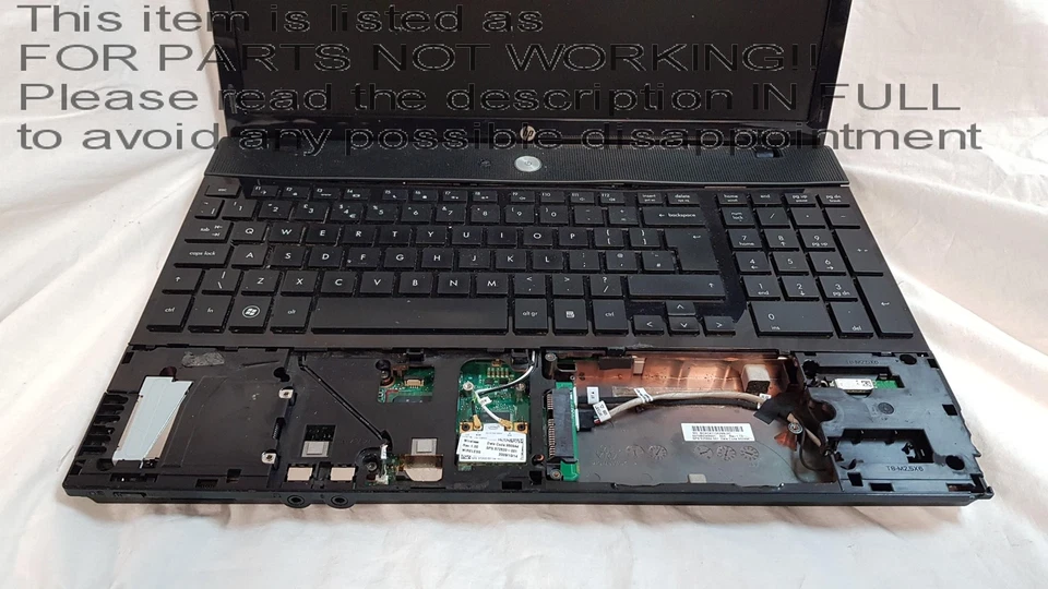 READ DESCRIPTION! HP probook 4510s 15.6" Laptop Intel Core 2 Duo T6570 - Image 4 of 4