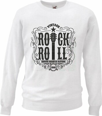Sweatshirt ROCK´N ROLL ROCKSTAR BAND BANDSHIRT GITARRE KONZERT VERANSTALTUNG