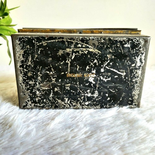 1930s Vintage Litho Tin Money Box Jewellery Box Cash Box With Key TB699 - 第 7/8 張圖片