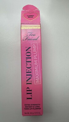 TOO FACED Lip Injection Maximum Plump Extra Strength Lip Plumper Yummy Bear 