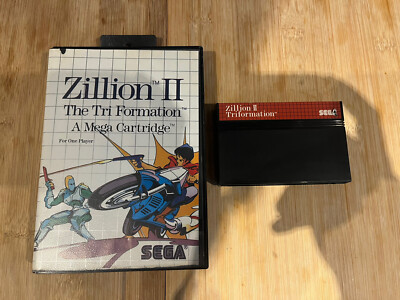 Jeu Zillion 2 Version Originale Pour Sega Master System - Boîte Et Notice Incluses - Bon état