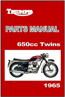 TRIUMPH Parts Manual T120 TR6 6T 1965 USA & UK Models Replacement