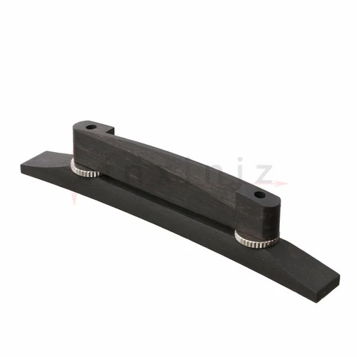 Adjustable Ebony Base Harware Bridge for Archtop Jazz Guitar