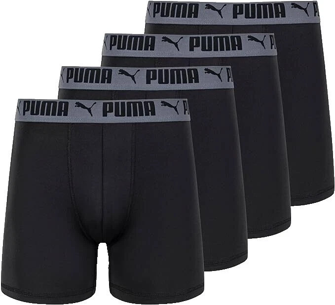 PUMA Men's Black Boxer Brief