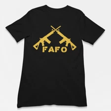 FAFO F Around Find Out Proud American AR-15 T-Shirt Men's Patriotic Shirt