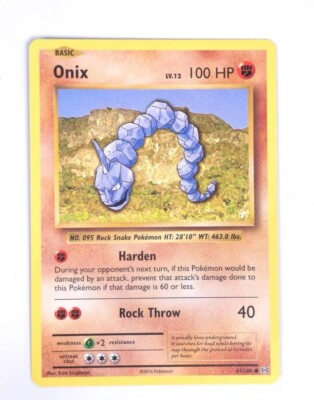 onix pokemon card 61/108 price Amazon.com: - (61/108) - XY Evolutions Fighting Rock Throw (40) Weakness Grass ×2 Resistance None None Retreat Cost Pokemon Single Card XY -