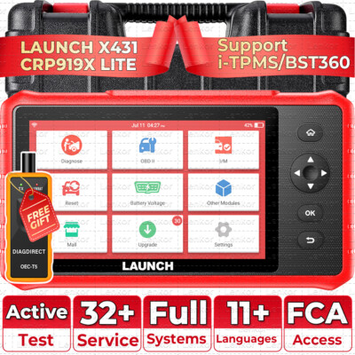 LAUNCH X431 CRP919X Lite Bidirectional OBDII Scanner Car Diagnostic Scan Tool
