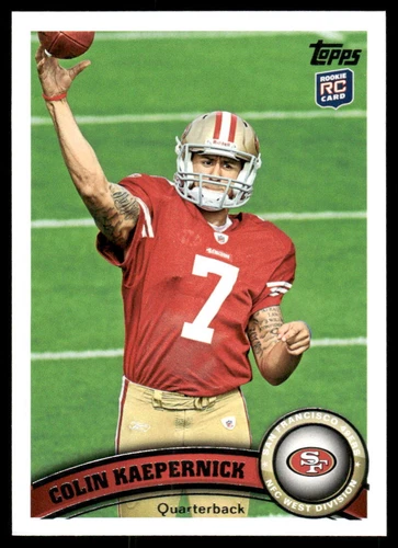 Colin Kaepernick Rookie San Francisco 49ers 2011 Topps #413a 30260