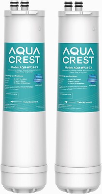 AQUA CREST Under Sink Water Filter,Replacement for Culligan  RC-EZ-3, 2K Gallons