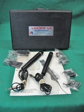 Vintage Pair of American Microphone Company D20 Microphones  Accessories