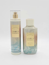 Bath  Body Works Vanilla Romance Body Mist  Body Lotion 8 fl oz New Set of 2