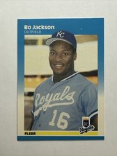 1987 Fleer GLOSSY #369 ~ Bo Jackson ROOKIE🎖️Glossy!🎖️