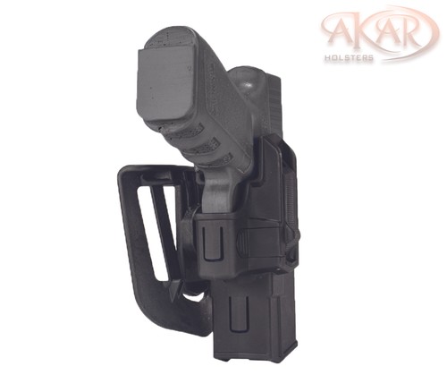 OWB HOLSTER FITS GLOCK14,17,19,20 Polymer Belt Holster W/ Release Retention - Picture 4 of 5