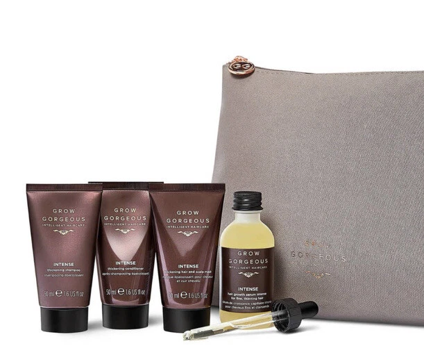 Grow Gorgeous Intense Growth Discovery Kit. Serum, Shampoo, Conditioner, Mask
