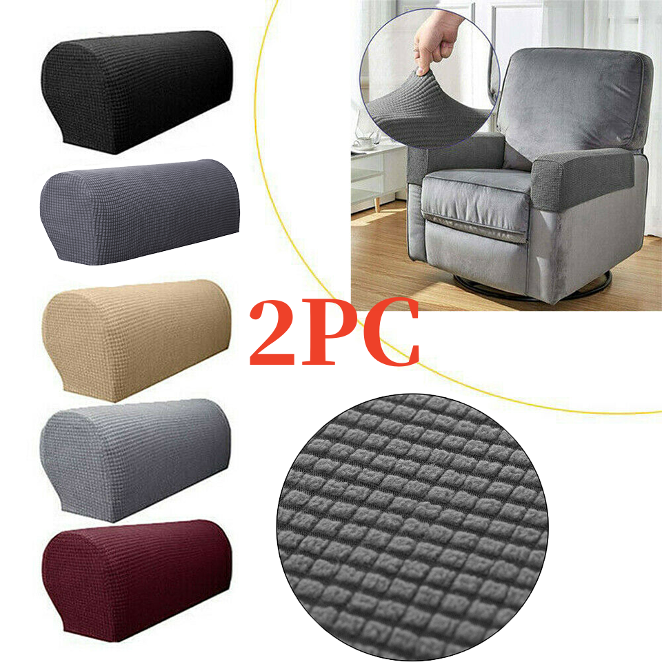 Removable Stretch Arm Chair Covers for Sofa Arm Caps Couch Soft Armrest