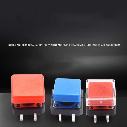 10x10 12x12 Tactile Push Button Switch Caps for 12x12x7.3mm Squar Tactile Switch - Picture 7 of 16