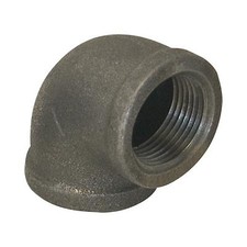 1" BLACK MALLEABLE IRON 90 ELBOW DEG 90  ELBOW fitting pipe npt - LOT OF 10