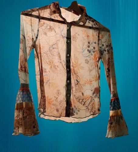 Mary Kate and Ashley translucent LS girls top - Picture 4 of 6