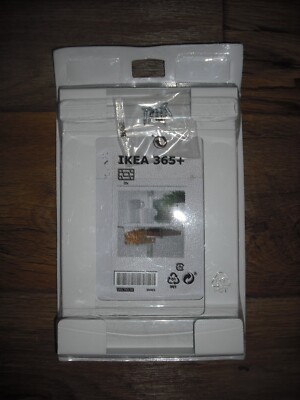 IKEA 365+ NIP NWT (2) White Steel Under Shelf Storage Brackets