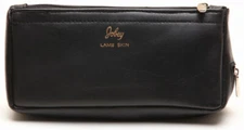 Jobey Black Lambskin Pipe & Pipe Tobacco Combo Pouch Surgical Rubber Lined 6204