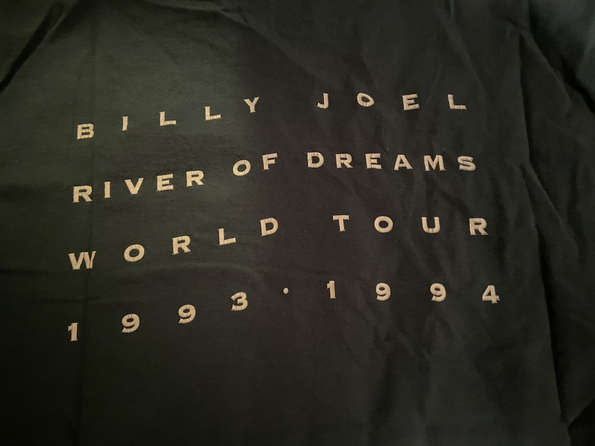 BILLY JOEL  OF DREAMS 94-95 Tシャツ XL BILLY JOEL RIVER OF DREAMS 94-95 Tシャツ XL Vintage Billy