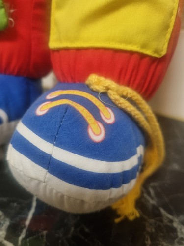 Muñeco de peluche Amtoy juguete Teach Me juguete de aprendizaje American Greeing 18" vintage 1984 - Imagen 8 de 20