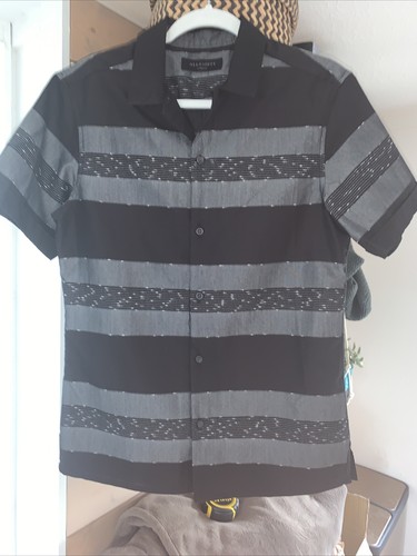NEW Mens ALL SAINTS - Gabon Shirt - XS - RRP £85 - Picture 2 of 3